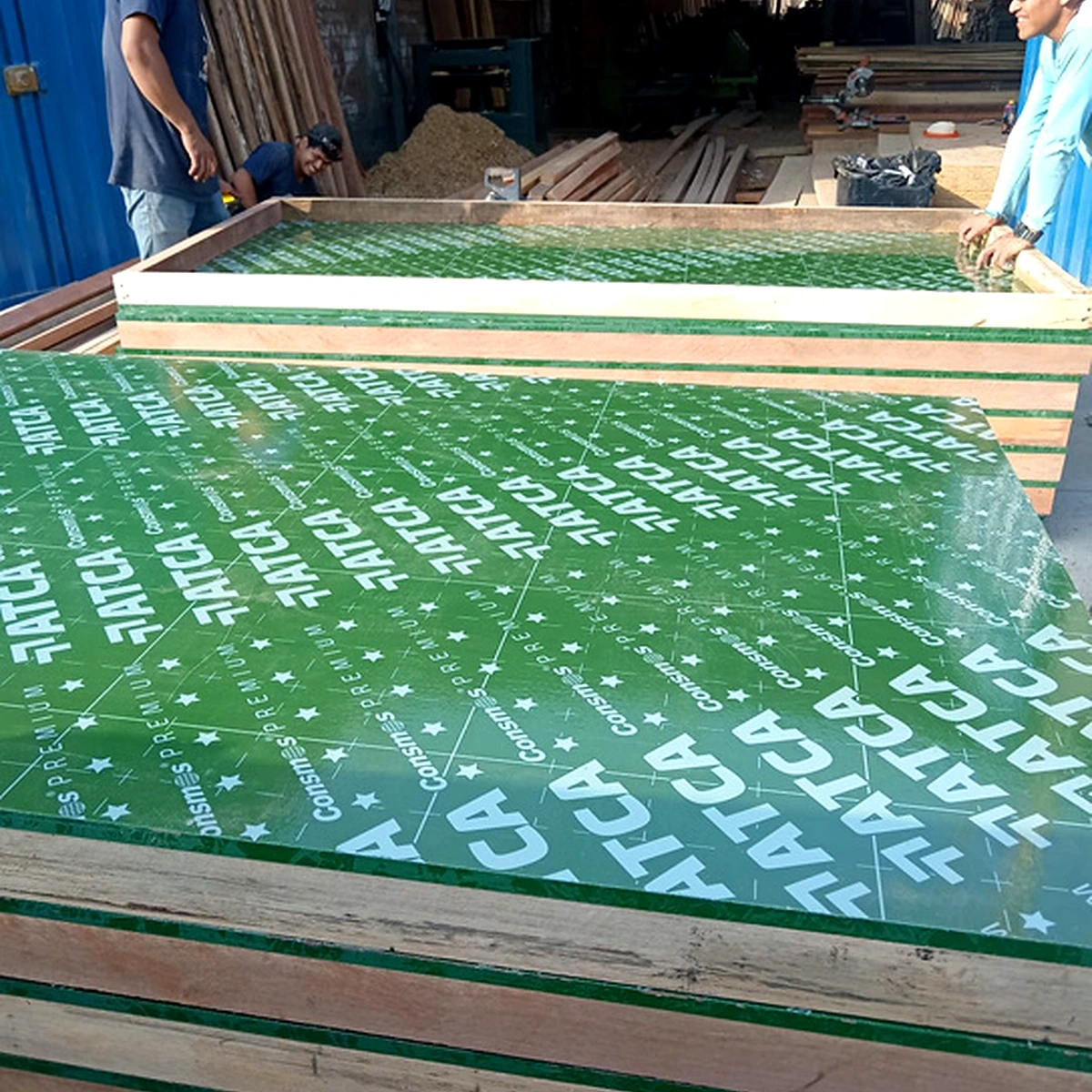 Panel PVC Verde 18 mm
