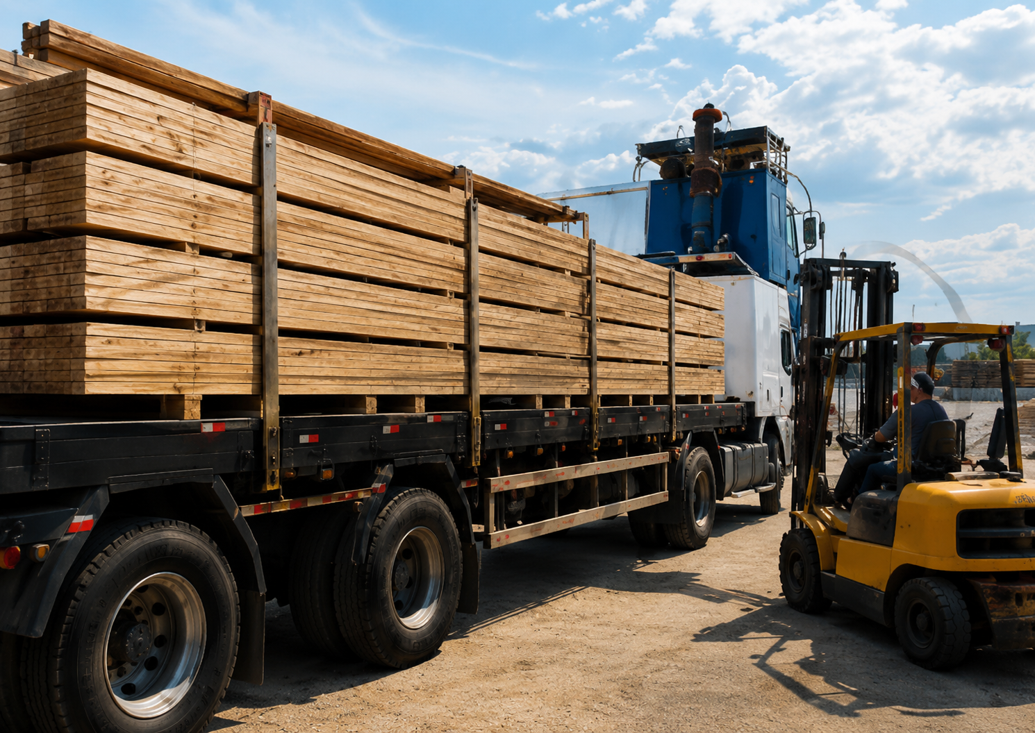 Madera para construcción lista para despacho